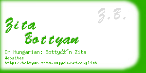 zita bottyan business card
